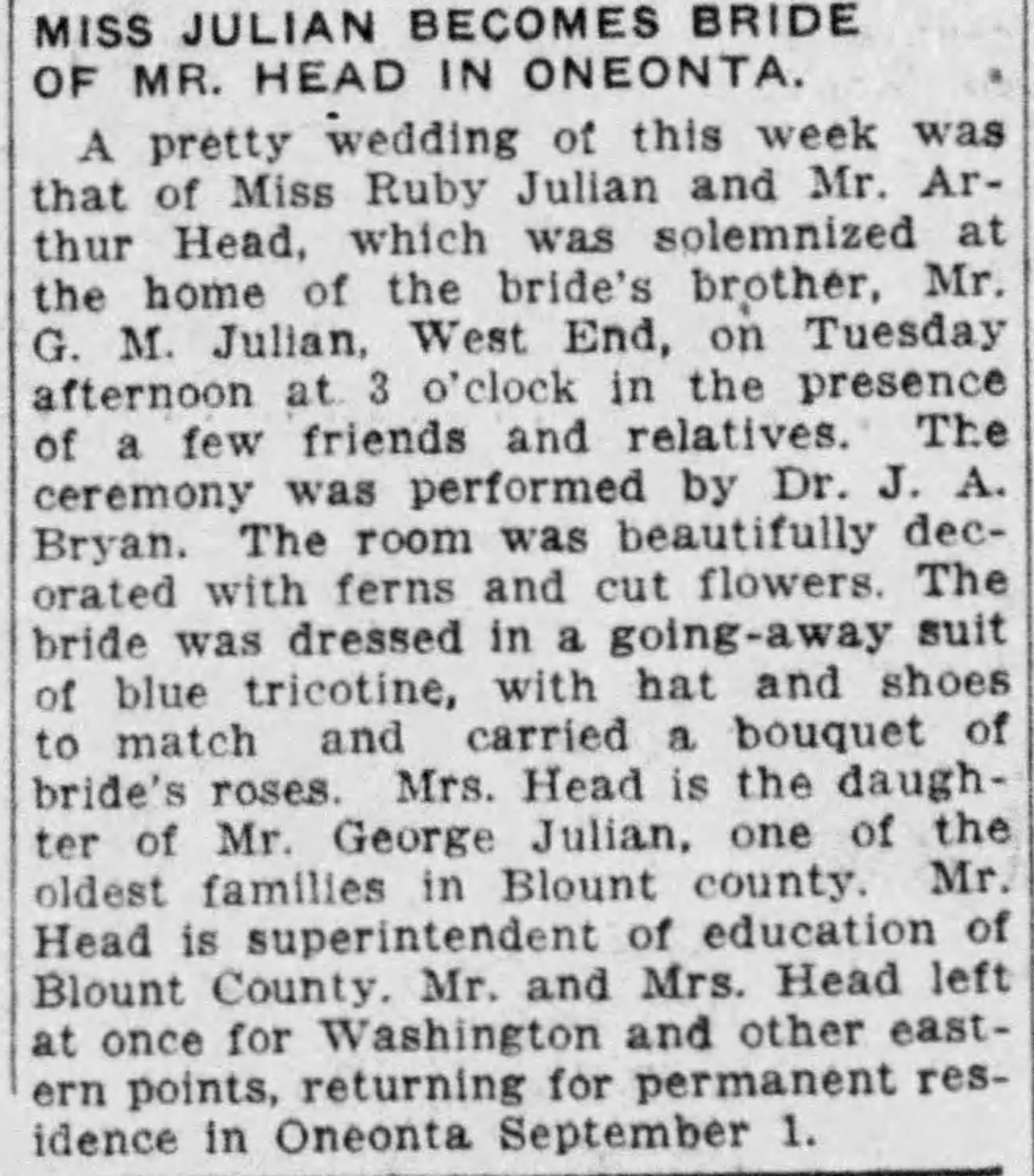 Ruby Julian-Arthur Head